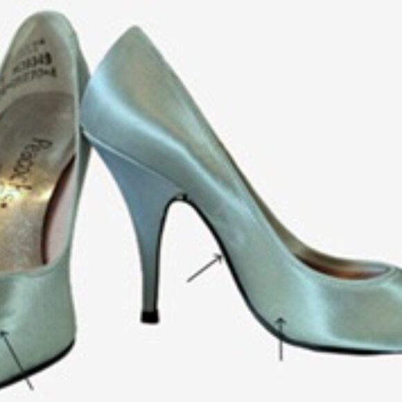 Vtg 1950s Blue Frost Pumps 5 NOS - Picture 7 of 7